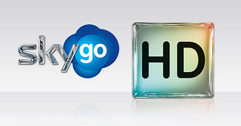 Sky Go + HD Logos