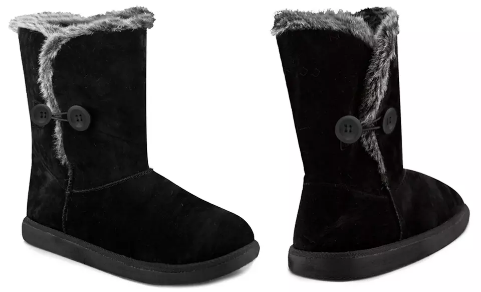 143 Girl Addy Button Boots in Black, Chestnut, or Tan. Free Shipping and Returns. - Second Medium