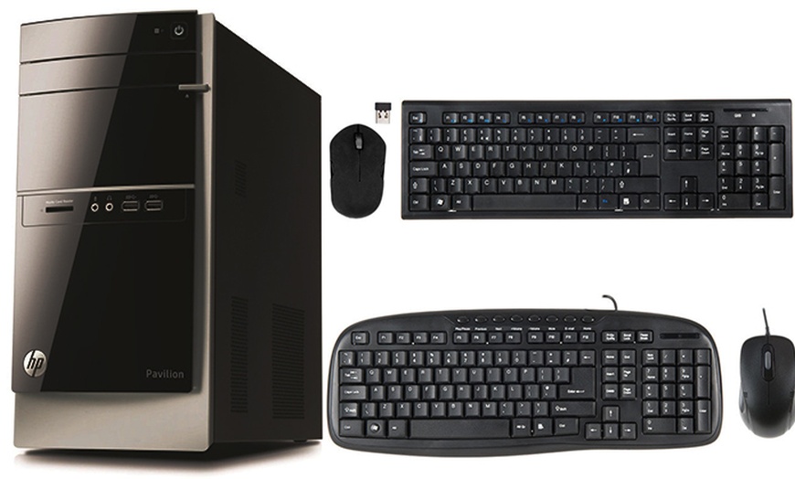 Image 1: HP Pavilion 500 Desktop PC