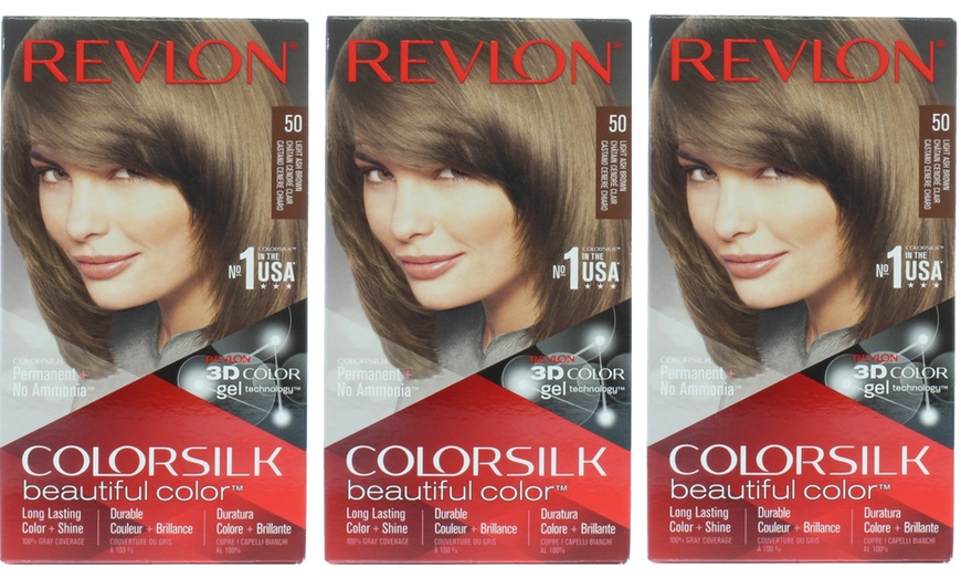 Image 9: Revlon Colorsilk Permanent Hair Colour Three-Pack