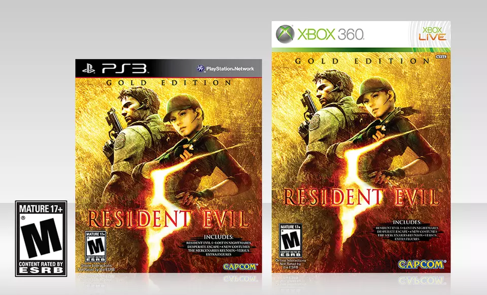 Jeu PS3 Resident Evil 5 - Très Bon État, Boîte Et Notice Incluses
