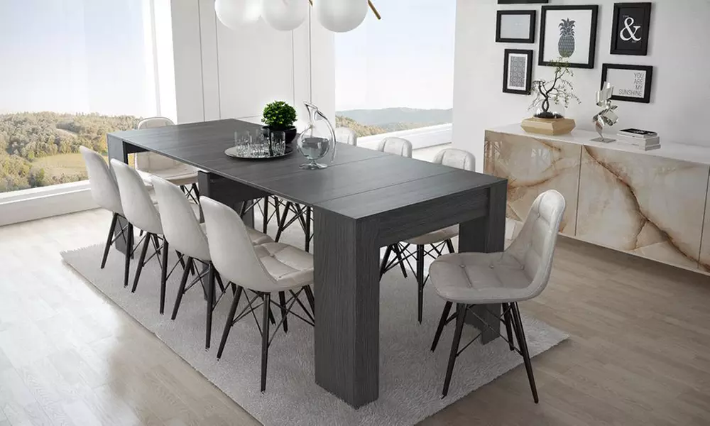 Table console extensible ; design polyvalent, différentes couleurs, grande capacité de charge. - Primary Image