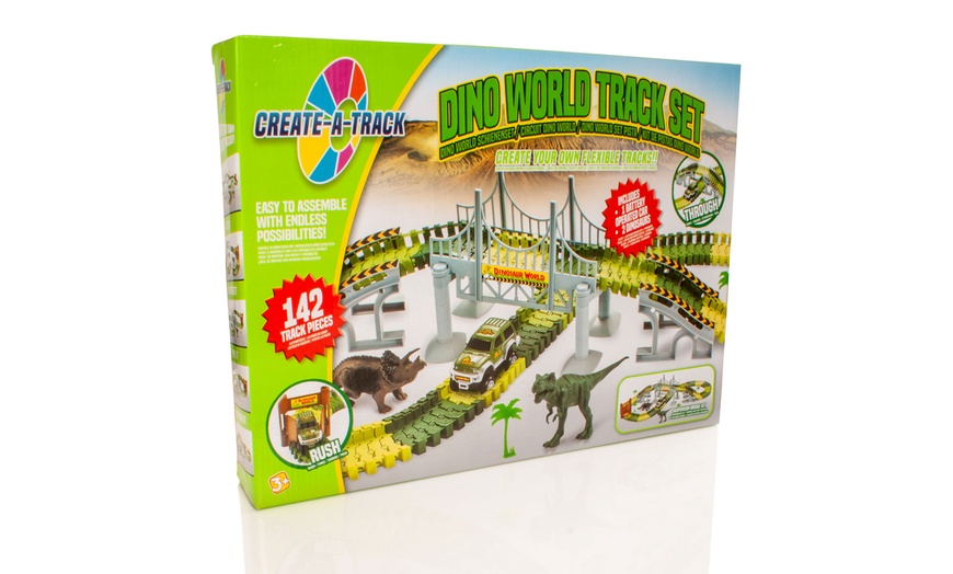 Image 5: Create-a-Track Dino World Playset