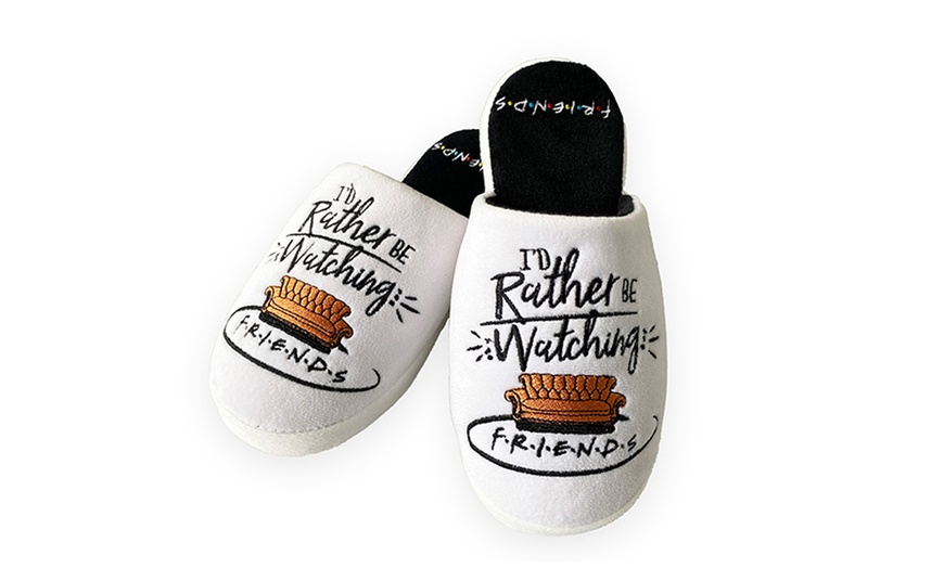 Image 4: Friends Theme Women's Slippers