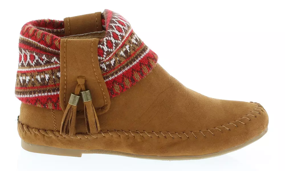 Women's Ankle High Snickers Moccasins - Primary Image