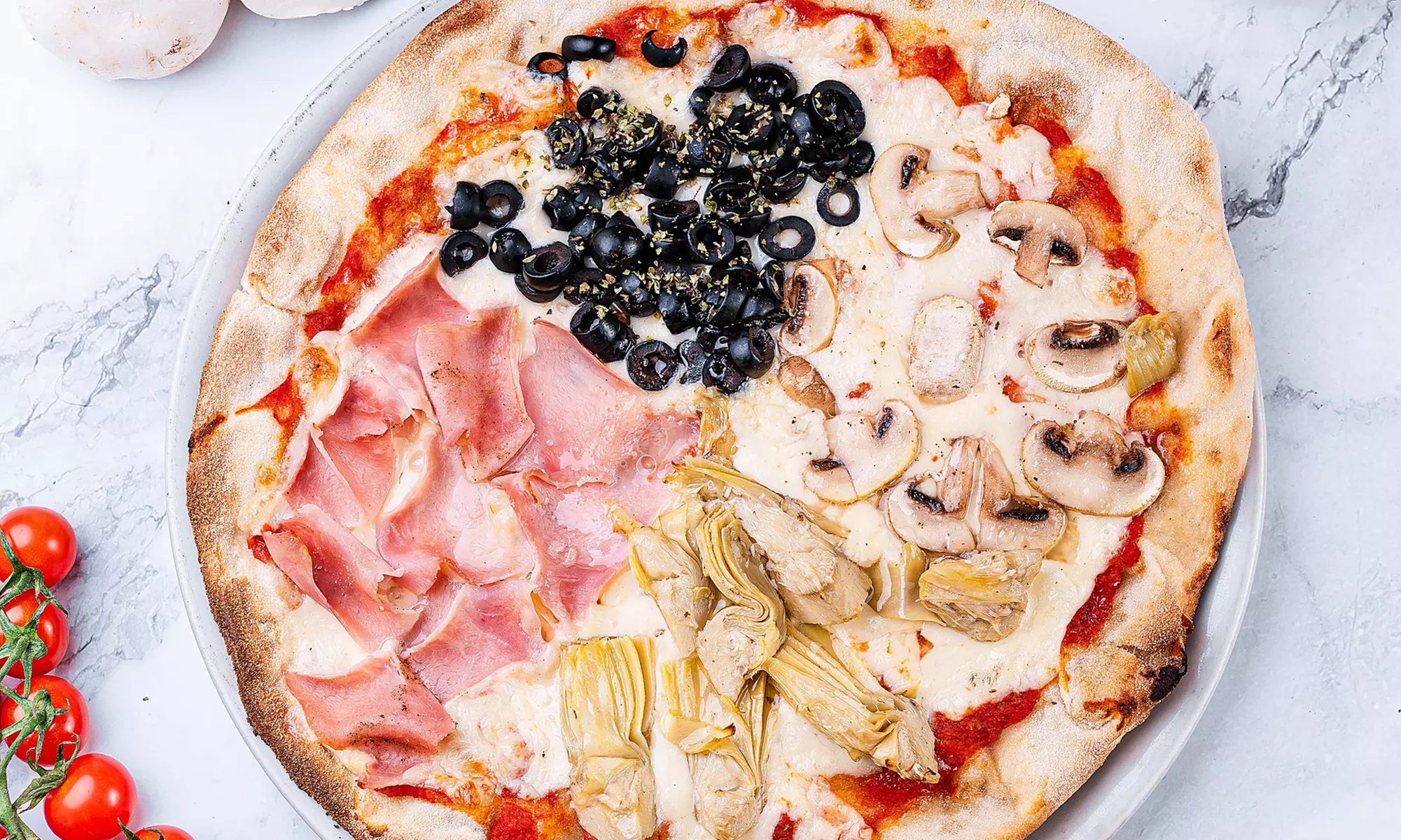 Menús para 2 o 3 personas con pizzas, pasta y más