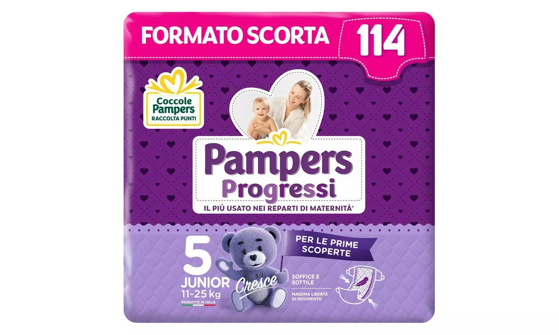 Fino a 168 pannolini Pampers Progressi disponibili in diverse taglie - Image 7