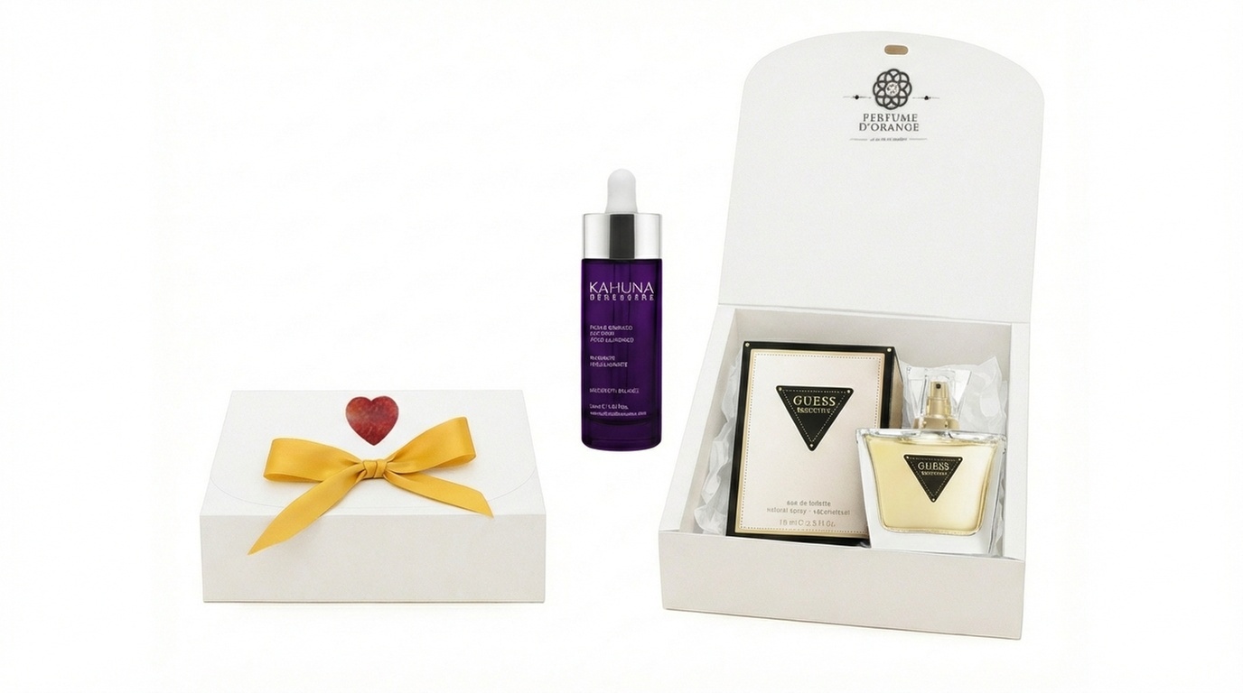 Box con fragranza Guess Seductive e siero Kahuna Benessere