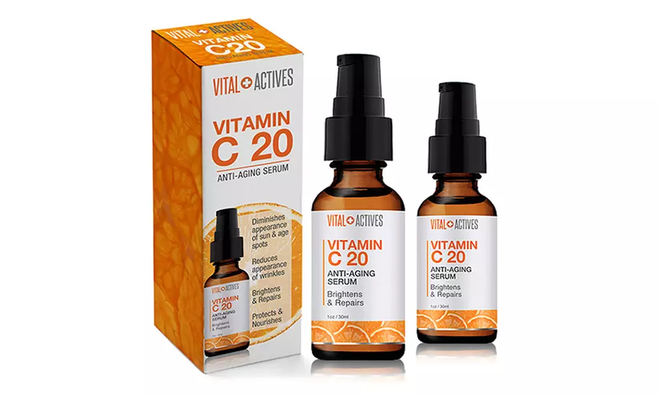 Vital Actives Vitamin C 20 Anti-Aging Serum; 1-pack or 2-pack - Primary Image