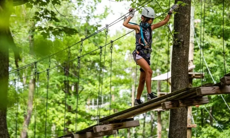 Ends June 16: Aerial Challenge Course or Kids Course at Trollhaugen Outdoor Recreation Area (Up to 42% Off) - Primary Image