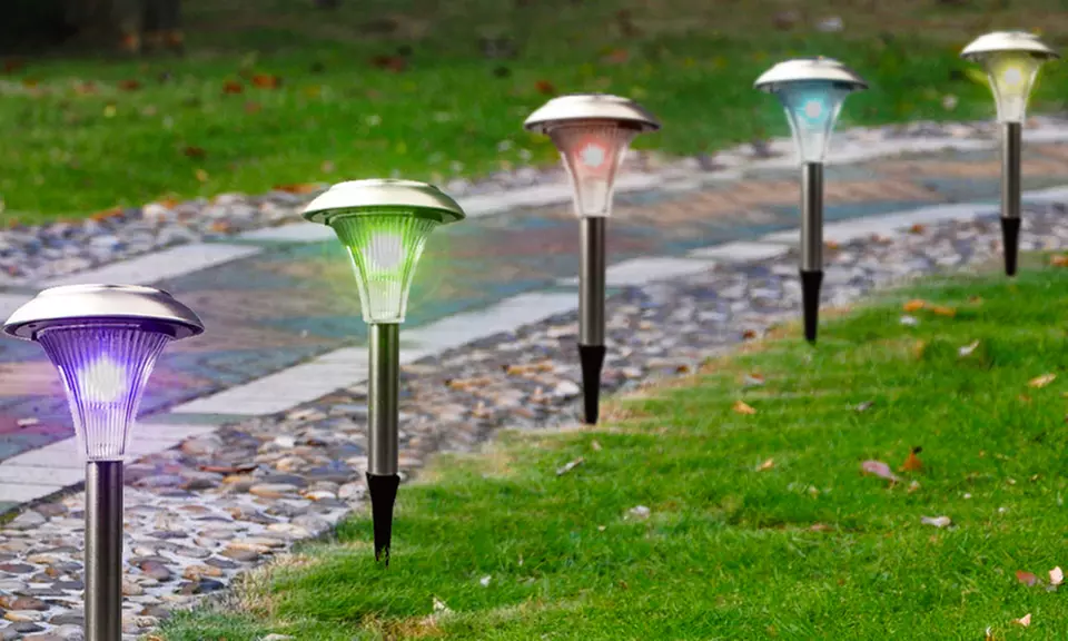 Solar Garden Color-Changing Path Lights (8-, 12-, or 24-Pack) - Primary Image
