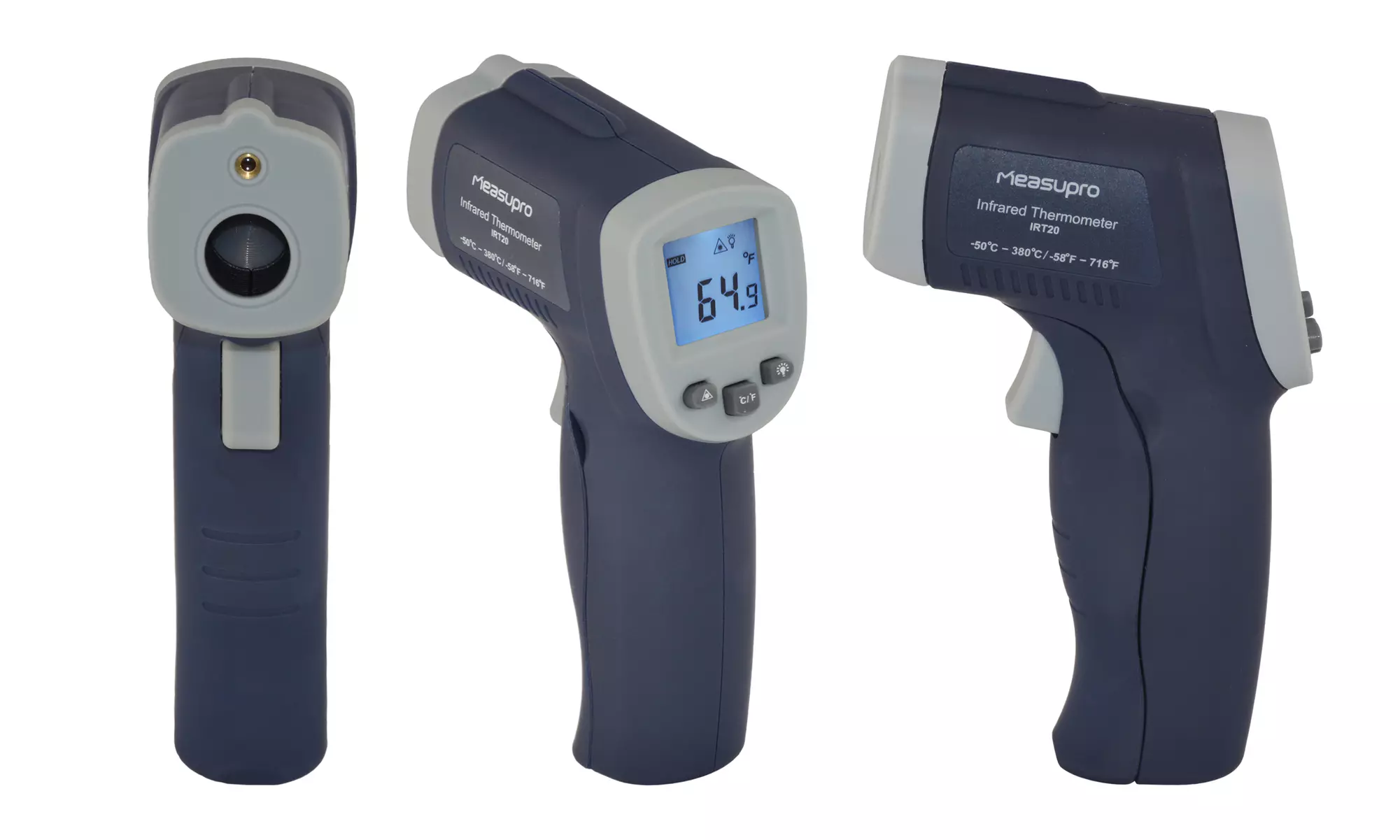 Measupro Non-Contact Infrared Thermometer with Laser Targeting - Primary Image