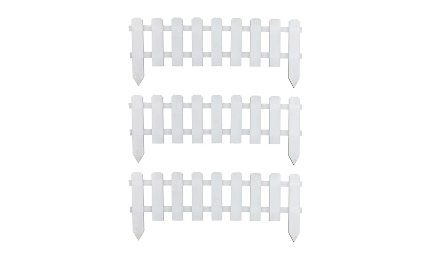 Image 6: 3-Pack of Timber Picket Fence 