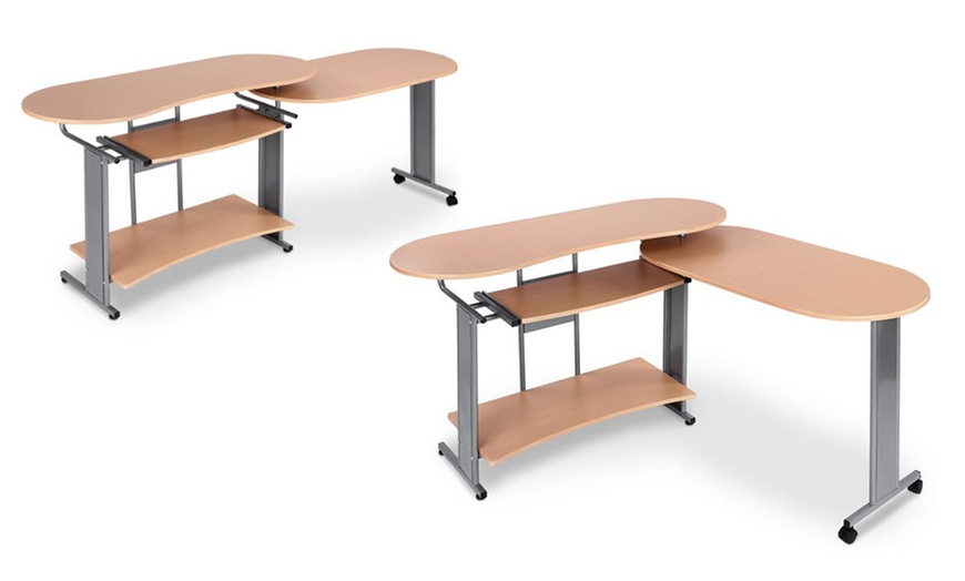 Image 2: Smith Extendable Corner Desk