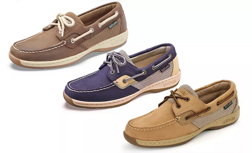 Eastland Women's Solstice Oxford Boat Shoes in Medium and Wide Widths - Primary Image