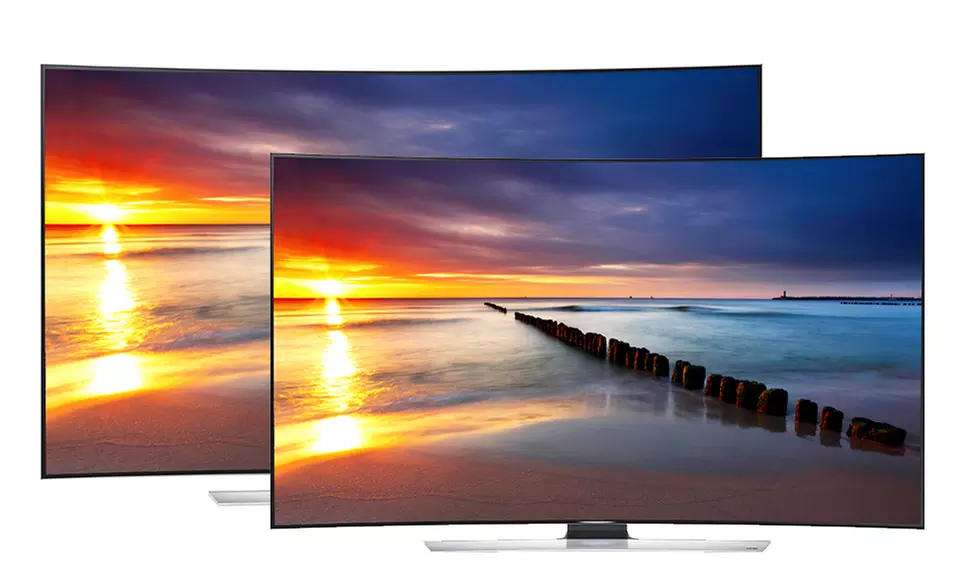 Samsung 55" or 65" 4K UHD HU9000 Series Curved Smart HDTVs - Primary Image