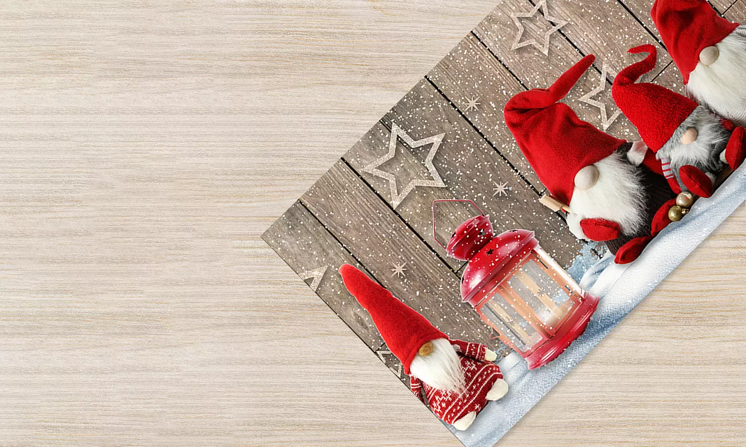 Tapis antidérapant de Noël