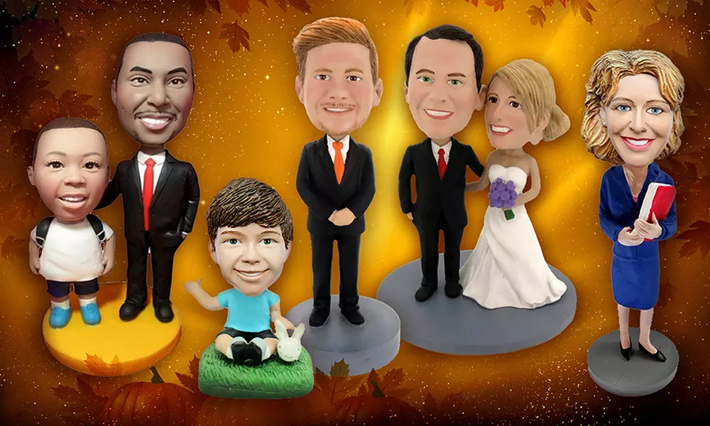 Individual or Couple Custom Bobbleheads from BigBobble for $48.99–$119.99 - Primary Image