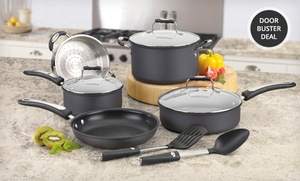 Stainless-Steel or Hard-Anodized Cuisinart Pro 10-Piece Cookware Set