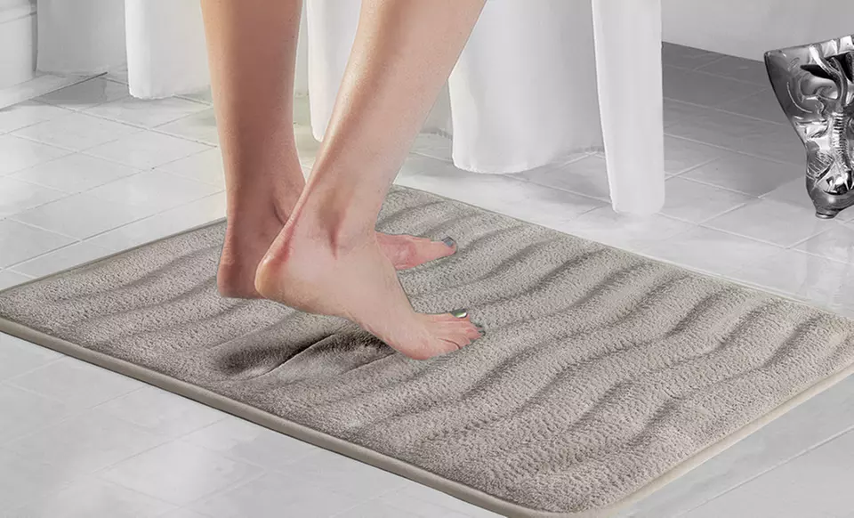 17"x24" or 21"x34" Microfiber Memory-Foam Bath Mat from $12.99–$15.99. Multiple Colors Available. Free Returns. - Primary Image