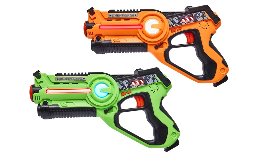 Image 3: Strike Laser Tag Two Blasters with Carry Box Set