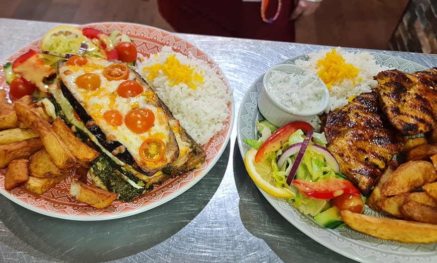 Image 3: Starter Main and a Bottle of Beer or Soft Drink at Greek Taverna