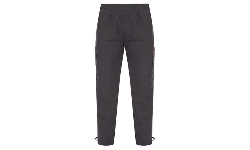 Image 8: Fleece Lined Combat Trousers