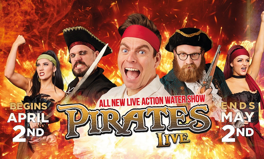 Image 1: Pirates Live!: Child (£10) or Adult (£16)