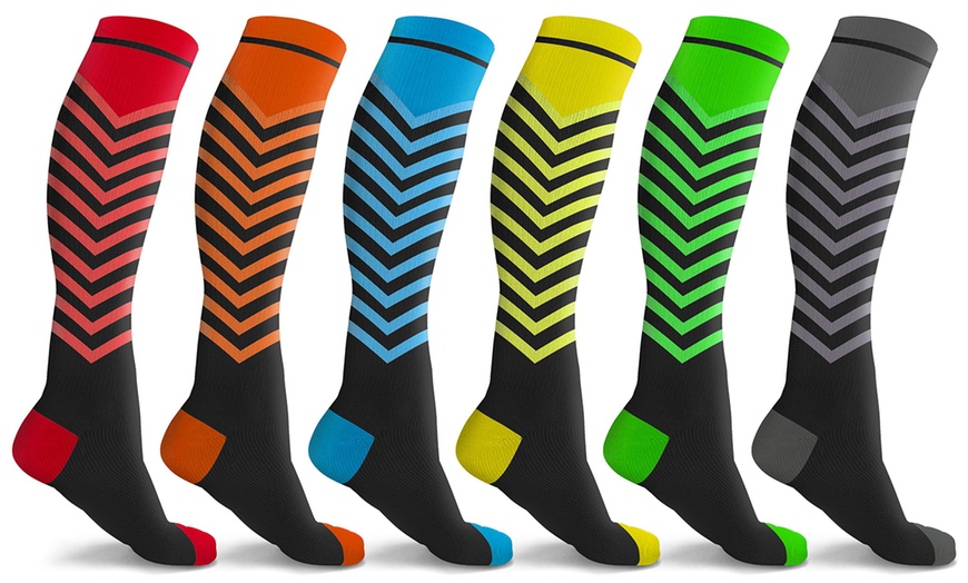 Up To 50% Off on DCF Compression Socks (6-Pack) | Groupon Goods