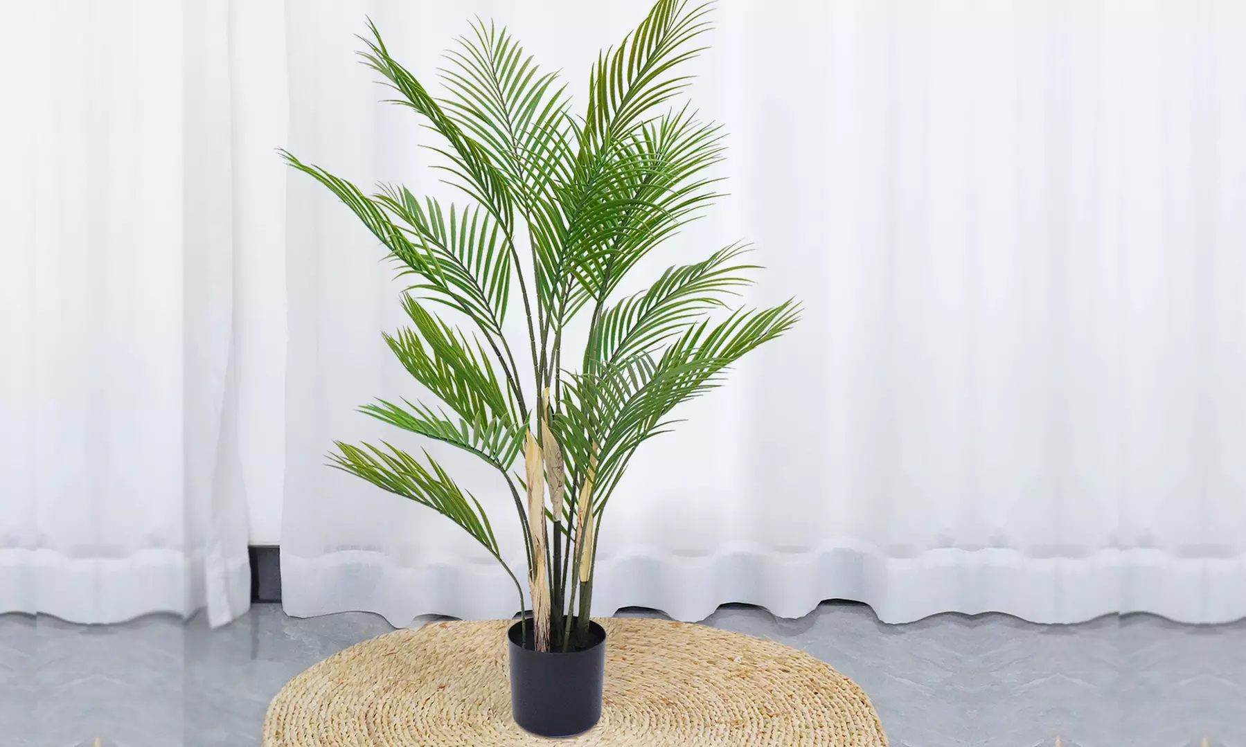 Collezione di piante finte da interno