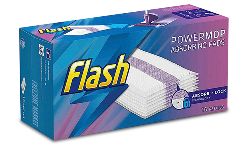 Image 4: Set of Flash Speed Mop and Powermop Refill Pads