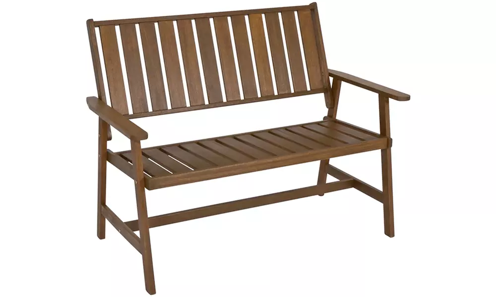 GMD Living Shorea-Hartholz Gartenbank „Chemnitz“ im Teak-Look - Primary Image