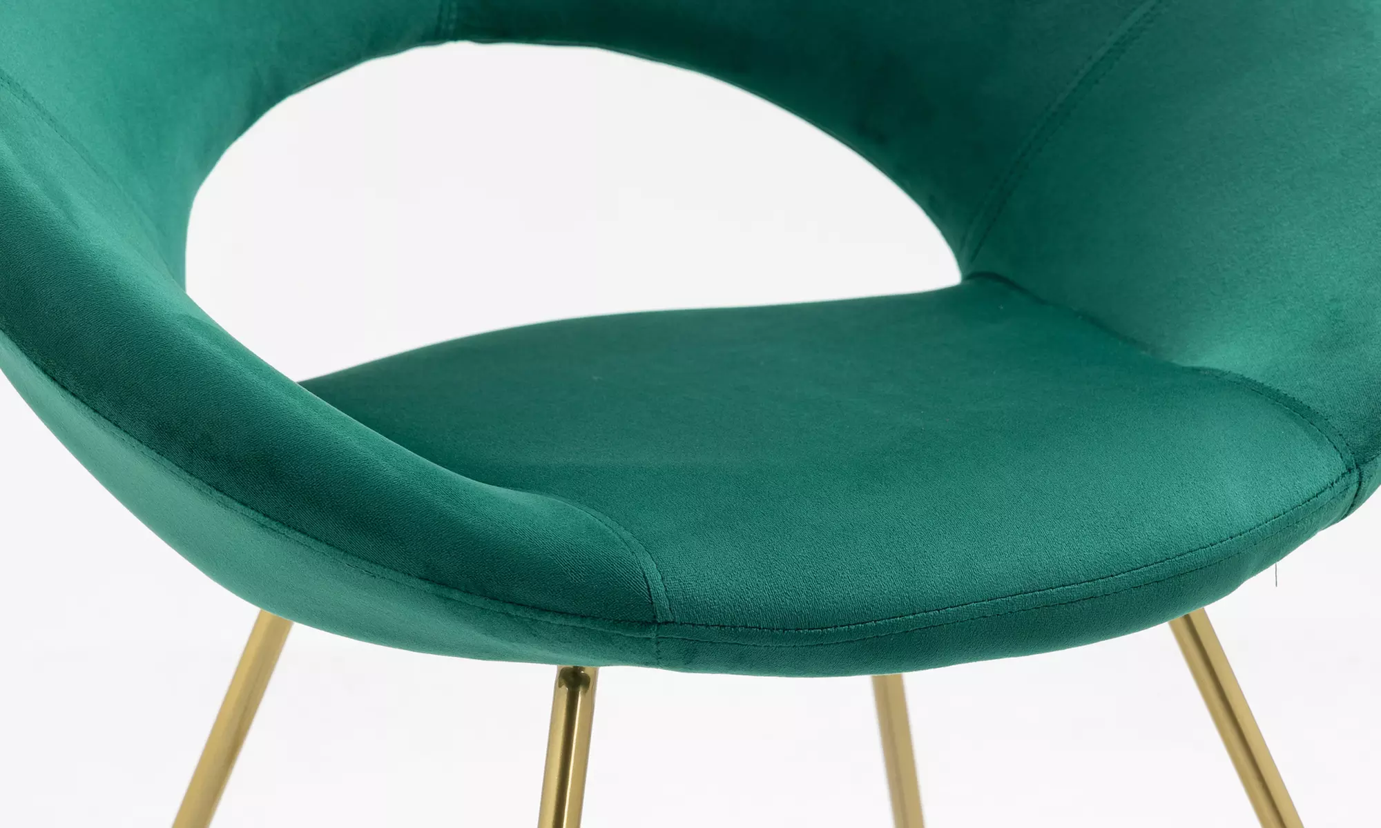 Poltrona tonda in velluto