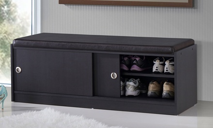 Ashby Shoe Storage Bench | Groupon Goods