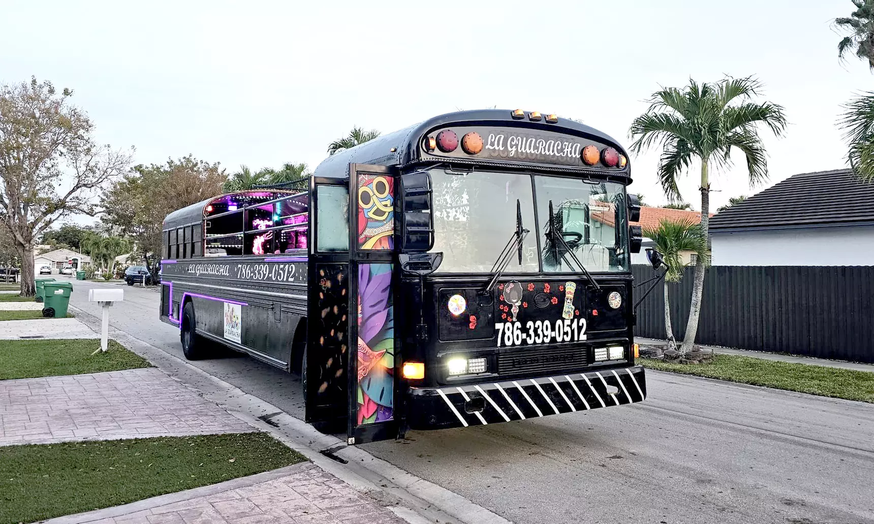 Experience Miami Nightlife on a Party Bus for 20 or 30 People