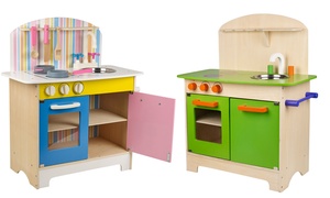 Kids' Wooden Kitchen Play Set