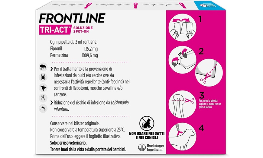 Image 3: Fino a 12 pipette Frontline Tri-Act® Spot-on per cani