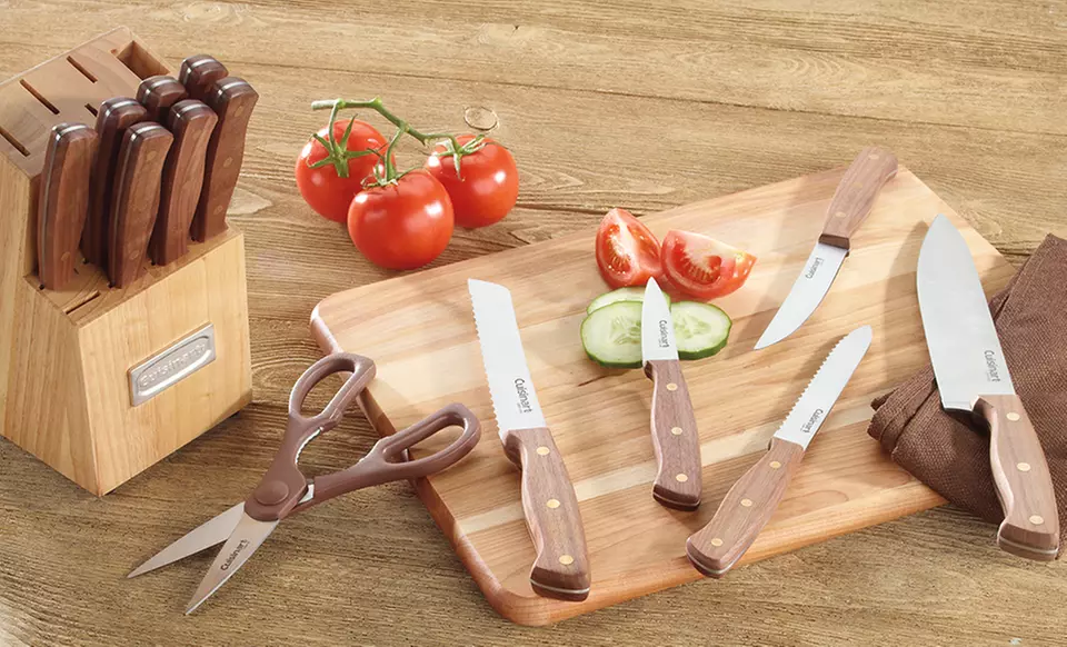 Cuisinart 14-Piece Advantage Forged Walnut Cutlery Set. Free Returns. - Primary Image