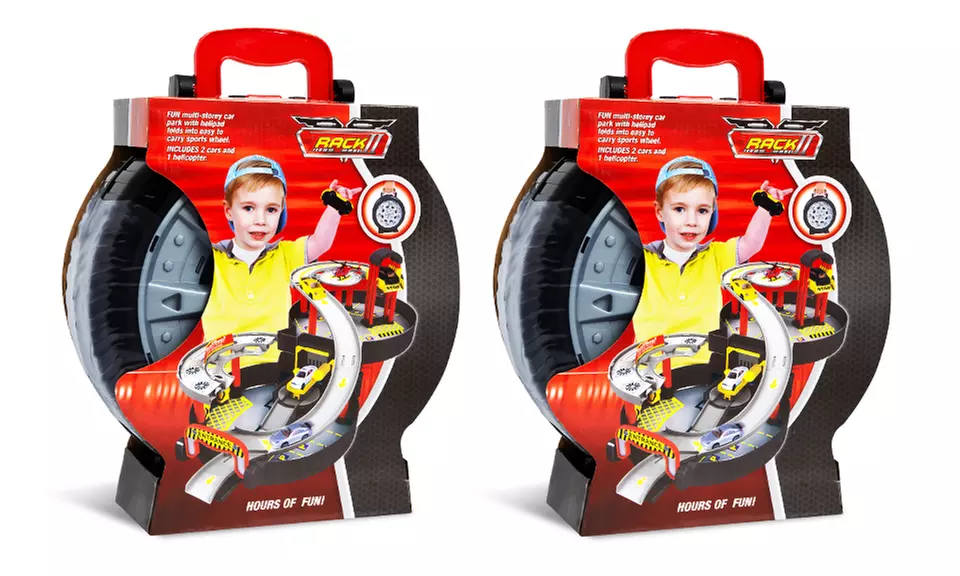 Circuit voiture de course avec mallette de transport - Second Medium