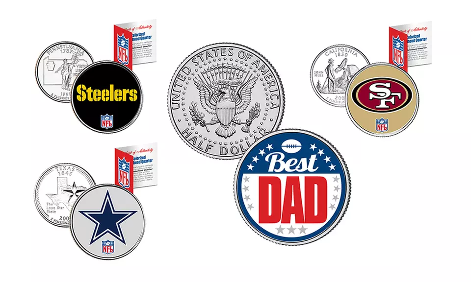 NFL Best Dad Coin Set - Primary Image