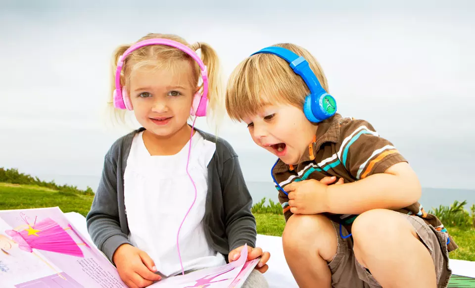$17.99 for JLab Kids' Volume-Safe Headphones ($49.95 List Price). Multiple Colors Available. Free Shipping and Returns. - Primary Image