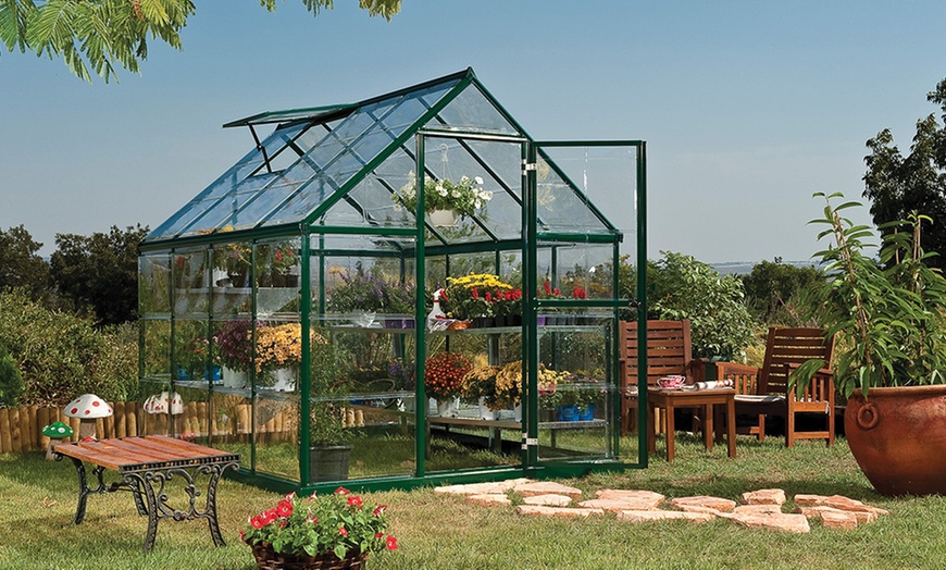 Image 1: Palram Harmony Greenhouse