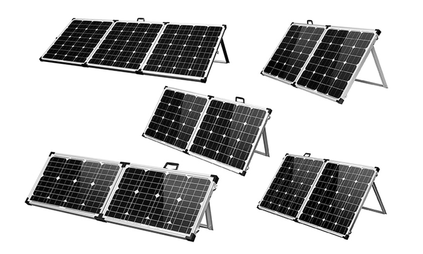 Image 1: Portable Folding Solar Panel