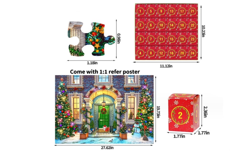 Image 3: Advent Calendar with 1008 Puzzle Pieces
