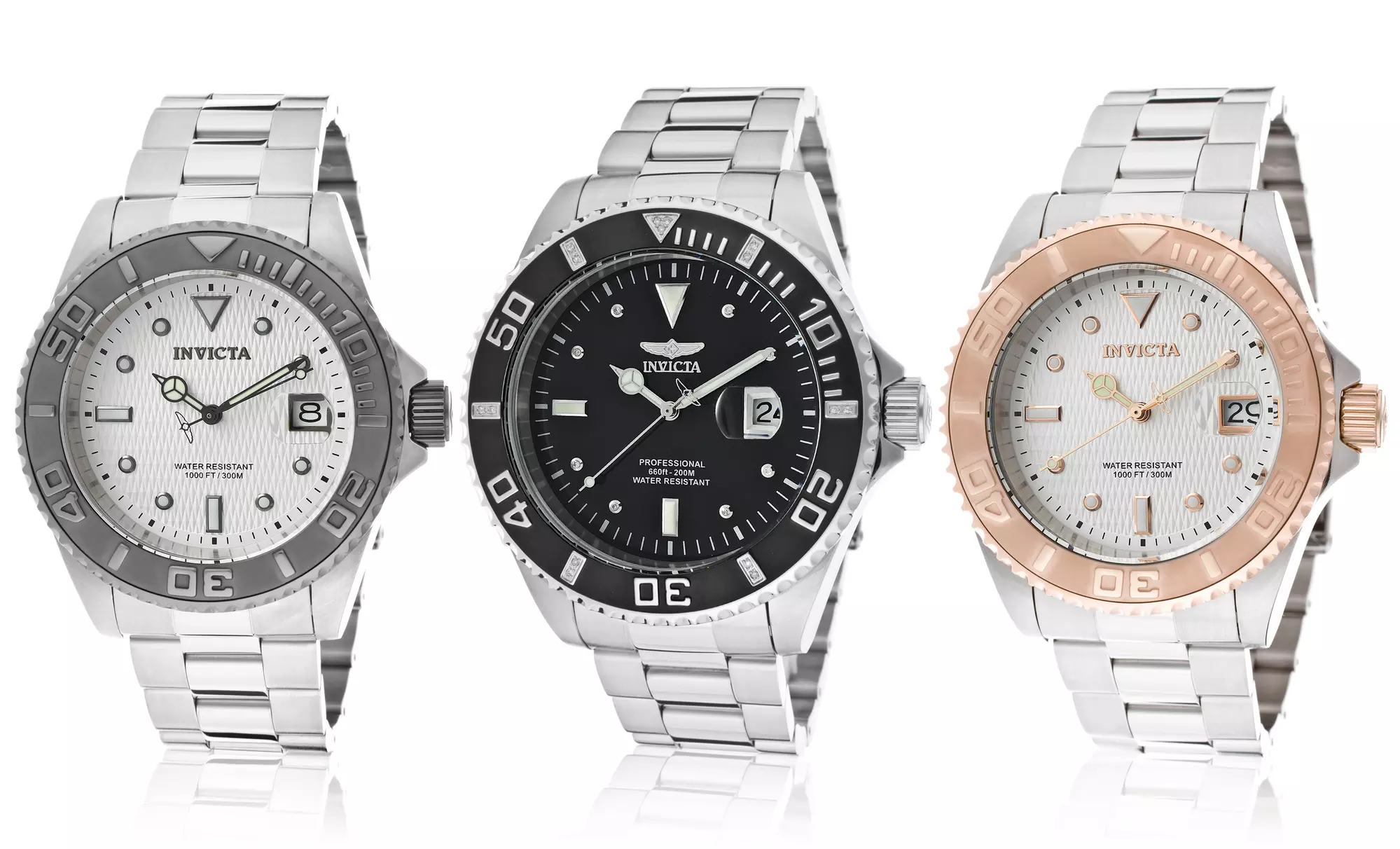 Invicta Pro Diver Men's Automatic Watch with Diamonds - Primary Image