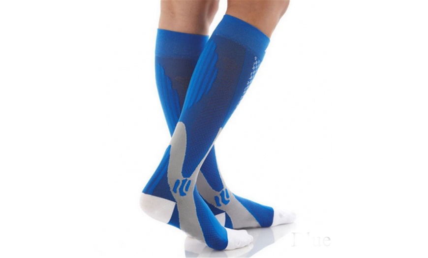 Image 4: Elastic Compression Stockings