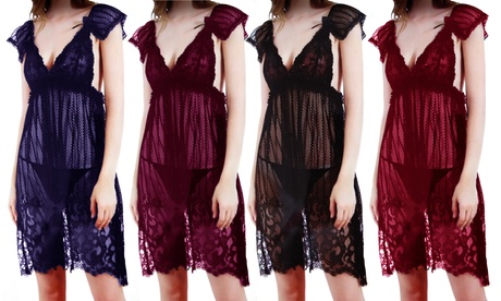 Vestaglia da notte per donna, disponibile in 4 colori