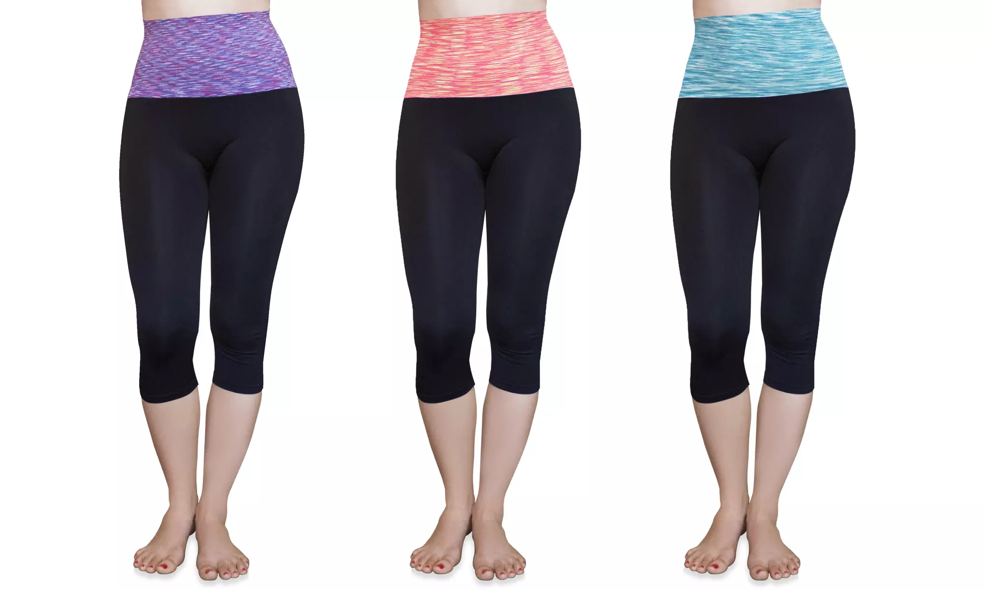 Women's High-Rise Yoga Pants (3-Pack) - Primary Image