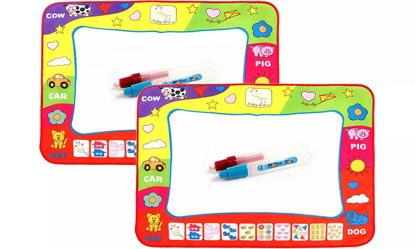 1x, 2x oder 4x Magische Kritzelmatte mit Wasserstift