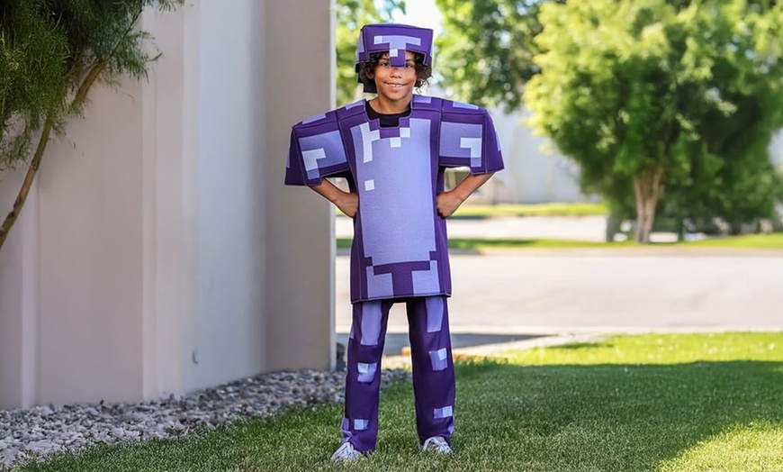 Image 2: Minecraft-Inspired Kids Fancy Costumes (Free Shipping)